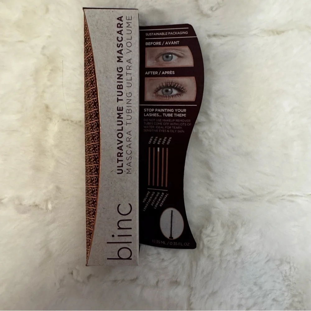 blinc Ultravolume Tubing Mascara Black Smudge Proof Great for Sensitive Eyes NWT
